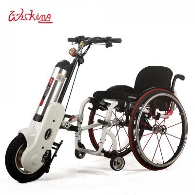 威之群轮椅车头电动驱动头手动折叠运动轮椅车头锂电池拖...