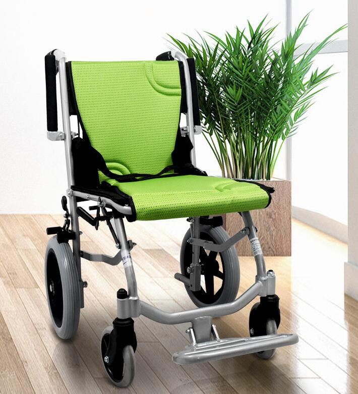 互邦手动轮椅车HBL49可折叠轻便铝合金旅行儿童老人残疾人手推车代步车护理车